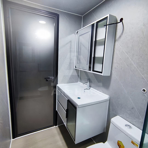 <span class=keywords><strong>Maison</strong></span> conteneur modulaire préfabriquée de 20 pieds en acier galvanisé extensible, à deux étages, avec toit incliné et double ailes, pour chambre et bureau - Product Image 6