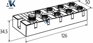 MURR 59719, DIO16 8xM12A IOLA12 B0, módulo Hub Clase A IO-Link - Product Image 2