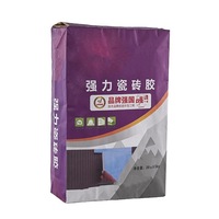 Custom Multiwall Tile Adhesive Valve Bag Building Material Cement Sack Kraft Paper for Plaster Mortar Industrial for Chemicals