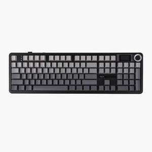<span class=keywords><strong>Teclado</strong></span> Mecánico para Juegos AULA F108 PRO, Inalámbrico, Tamaño Completo, Montado en Base, 108 Teclas, Tri-Modo, RGB, con Pantalla y Perilla - Product Image 1