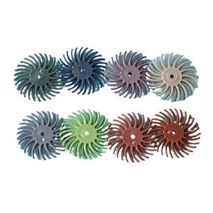 Disques de polissage professionnels, abrasifs grossiers, compatibles avec les meuleuses d'angle, disques de ponçage Cyclone pour l'élimination de la rouille sur le métal - Product Image 1