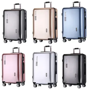 Mermer örnekleri için yenilik kahverengi lastik giysi çanta ekran bavul alüminyum çerçeve bagaj