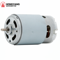Motores DC HongYang RS-550 555 12V 24V OEM ODM Certificação Rohs EMC Motor Elétrico para Elevador Secador