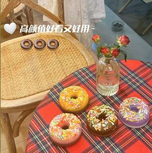 En Stock/OEM Donut, jabón de aceite esencial a base de plantas naturales, glicerina, diseño único, barra de jabón sólida para limpieza facial y corporal - Product Image 2
