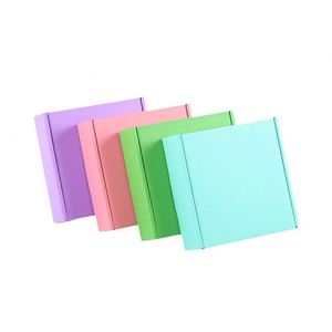 Caja de Envío de Papel con Logotipo Personalizado, Cajas de Embalaje para Ropa de Pequeñas Empresas, Caja de Cartón Corrugado de Colores - Product Image 5