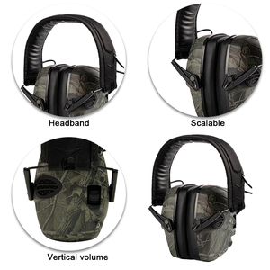 Được xây dựng trong microphone miễn phí thông tin liên lạc tai nghe Mũ bảo hiểm earmuffs tai bảo vệ Chụp điện tử chiến thuật ear muffs - Product Image 3