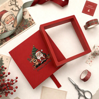 Boîtes cadeaux flottantes personnalisées pour bijoux en carton imprimé UV avec film PE et ruban de tirage