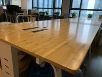 Plan de travail en bambou de haute qualité, planche en bambou massif, taille personnalisée avec revêtement brillant