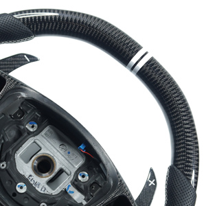 Volant en fibre de carbone, AMG, pour <span class=keywords><strong>mercedes</strong></span>-benz, w205/ W213/ CLA/ GLA/ A45, disponible pour tous les modèles de voitures, nouveau - Product Image 2