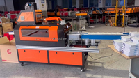 Machine de collage à chaud à grande vitesse à réglage automatique contrôlée par PLC pour boîtes de cosmétiques, chocolats, biscuits, aliments et jouets