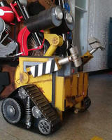Terlaris kustom wall -E Robot besi patung diy, dekorasi rumah patung transformer besi