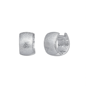 Orecchini a Cerchio in Argento 925, Design Minimalista per Uso Quotidiano, Unisex, Finitura in Oro Rosa, Gioielli Raffinati - Product Image 1