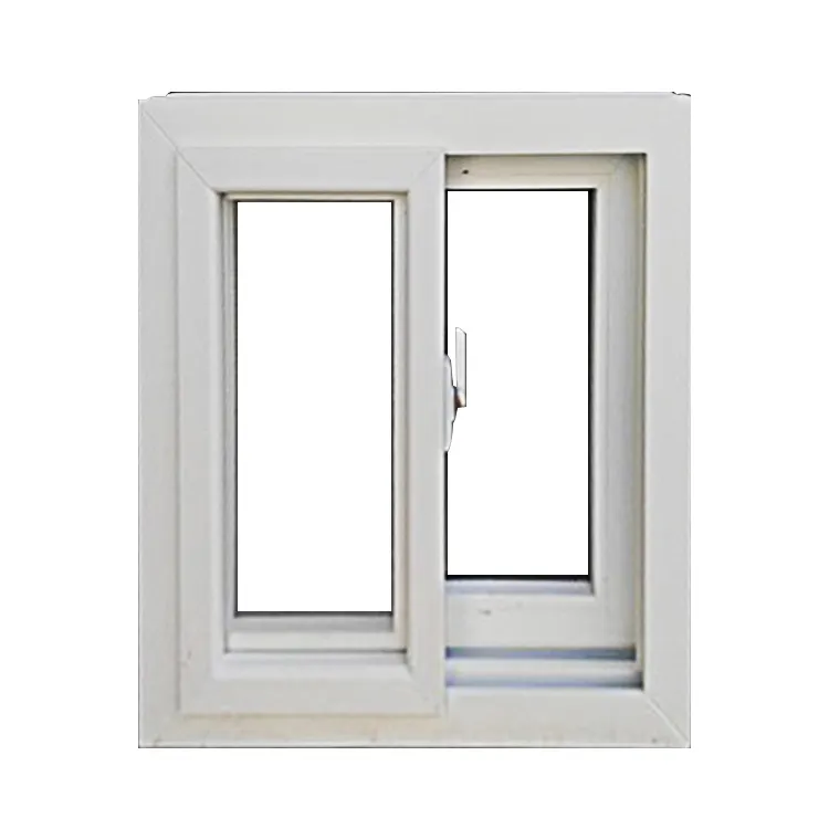 Weiße Farbe UPVC/PVC Fenster, Schiebefenster mit Moskito-Bildschirm