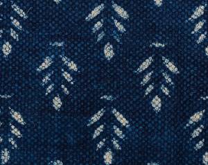 Tapis Kilim en coton indigo bleu tissé à la main, tapis de style bohème fait main, tapis de sol, décoration intérieure - Product Image 3