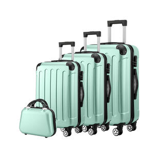 กระเป๋าเดินทางขนาดเล็กกระเป๋าเดินทางขนาด14นิ้วสีเขียวอ่อน - Product Image 4