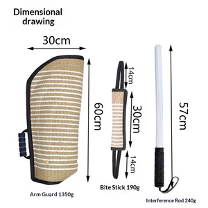 Mangas Protectoras Antimordiscos para Adiestramiento Canino, para Pastores Alemanes y Perros <span class=keywords><strong>Malinois</strong></span>, Modelo LY076, Otro Material - Product Image 2