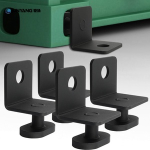 Ancres de conteneurs maritimes en acier robuste galvanisé à chaud noir avec verrouillage latéral torsadé, accessoires et pièces pour conteneurs - Vente en gros - Product Image 2