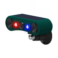 Dispositivo Repelente de Ratones y Ratillas Ultrasónico Nocturno con Sensor Infrarrojo Solar IP55, Repelente de Animales Salvajes para Jardín Exterior