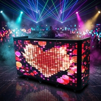 Écran LED portable P2.5 GOB pour DJ, mur vidéo LED pliable pour scène de boîte de nuit, club de musique, événements