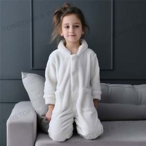 Ropa de dormir de franela cálida para niñas, pijamas para niños, conjuntos de ropa de dormir de invierno, monos suaves sueltos, novedad - Product Image 6