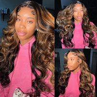 Perruques Lace Front 13x6 en Cheveux Humains P1B/30 Highlight