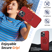 Coque antichoc 2-en-1 en TPU souple et PC rigide avec support rotatif à 360° pour iPhone 18 Pro Max, 17, 16, 15, 14, 13, 12 – Modèle mignon pour homme