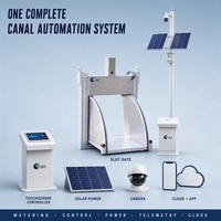 Clapet d'irrigation automatique solaire pour canaux de raccordement