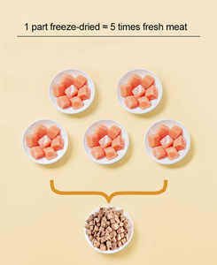 Cartón a granel de 10kg, venta al por mayor, hígados, pollo, pato, ternera, cubos de hígado liofilizados, golosinas para mascotas para perros y gatos - Product Image 6