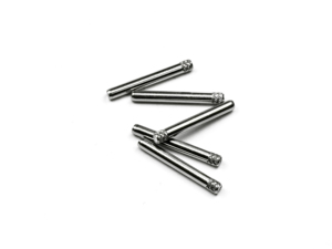 Goupille cylindrique filetée en acier inoxydable, longue, moletée, norme ISO, finition brillante, marque SAITONG, dimensions personnalisables pour - Product Image 3