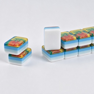 Juego de Mahjong Moderno de Cuatro Capas de Acrílico Personalizable, con Fichas Pulidas a Mano, para Uso Doméstico y de Viaje - Product Image 2