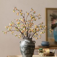 Tuinbouw Fruitversieringen Lange tak Met vorst bedekte mini-appels Grappige planten Kunstmatige bloemen Herfstarrangementen Accessoires