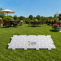 Dalles de sol modulaires en plastique PP Getian pour jardin extérieur, garage, gazon artificiel, trous de drainage robustes, revêtement de sol multi-usages