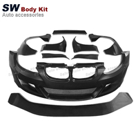 Kit carrosserie style Rocket Bunny pour BMW Série 3 E90 E92 2005-2013, comprenant pare-chocs avant large, lèvre de pare-chocs, garde-boue, extension de passage de roue et diffuseur arrière