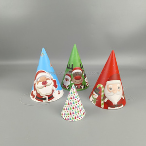 Tùy Chỉnh Dùng Một Lần Giáng Sinh Giấy Nón <span class=keywords><strong>Hat</strong></span> Đảng Giấy Các Tông Vương Mão Để Trang Trí <span class=keywords><strong>Hat</strong></span> - Product Image 1