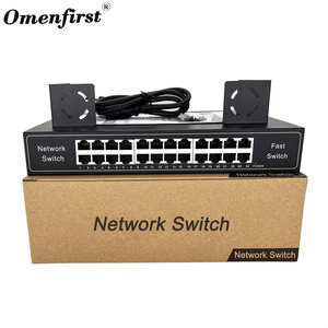 Giá rẻ Giá Hot bán giá rẻ giá 10/100 đen 24 <span class=keywords><strong>Port</strong></span> Gigabit PoE chuyển đổi nhanh <span class=keywords><strong>Ethernet</strong></span> 24 <span class=keywords><strong>Port</strong></span> PoE chuyển đổi mạng PoE chuyển đổi - Product Image 5