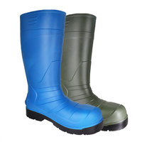 Bottes de pluie ultra légères, antidérapantes, dégradables, écologiques, pour abattoirs et travailleurs de la construction, avec bout en acier et sécurité