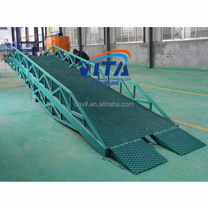 VITA高载用钢液压剪式汽车升降平台11000x2020mm毫米工作台尺寸，用于带坡道的卡车装载码头 - Product Image 2