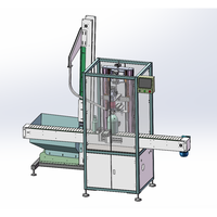 Machine de capsulage automatique à grande vitesse à 1 roue pour pots de miel, confiture et gobelets à paille, avec élévateur d'alimentation