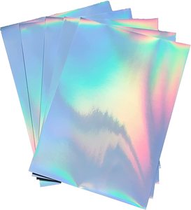 A4 Holographic Glossy Inkjet <strong>Printable</strong> Sticker Paper <strong>Adhesive</strong> Holography Photo Sticker <strong>Roll</strong> for Inkjet Printer - Product Image 3