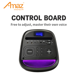 2024 nuevo modelo de luz Led Super Bass caja de sonido altavoz Dual 6,5 pulgadas Partybox TWS altavoz - Product Image 6