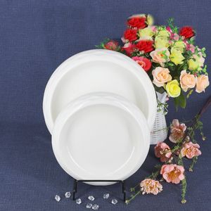 จานเสิร์ฟอาหารพลาสติกหนาสำหรับร้านอาหารพร้อมจานเนื้อยางซุปพาสต้า - Product Image 3