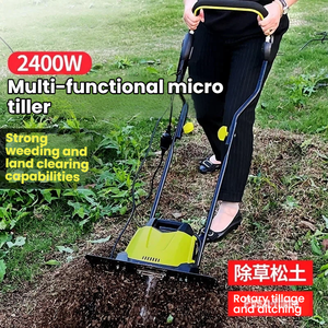 <span class=keywords><strong>Scarificateur</strong></span> électrique puissant pour jardin <span class=keywords><strong>1500W</strong></span>, mini-motoculteur pour la préparation du sol et le désherbage en verger - Product Image 4