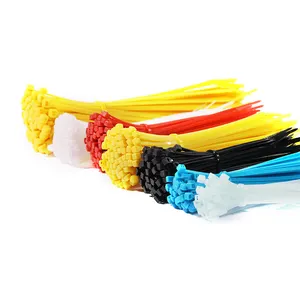 Uv-bestendig Zip Tie Weerbestendig Groothandel Dunne Binddraad Nylon Zelfsluitende Kabelbinders 2.5*100Mm 2.5*150Mm 2.5*200Mm