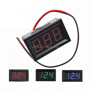 उच्च गुणवत्ता 3.2-30V 3 अंकों 2 तारों डिजिटल डीसी वोल्ट मीटर मिनी वाल्टमीटर - Product Image 4