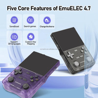 Konsol Game Genggam K36 64G Permainan Video Klasik Layar 3.5 Inci Retro Klasik R36S Pemain Game Genggam Konsol Video Game