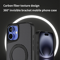 Coque de téléphone magnétique sans fil de qualité originale avec protection d'écran antichoc pour iPhone 15 16 Pro