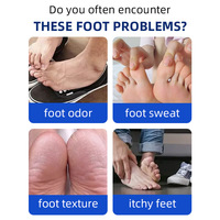 Poudre déodorante pour pieds et chaussures, contrôle des odeurs, absorption de la transpiration, 50%-80% d'ingrédients actifs, modèle 0258 pour chaussures et chaussettes