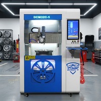 Machine de réparation de roues avancée DCM32C-S pour jantes en alliage, système de remise à neuf de roues professionnel avec commande CNC intelligente