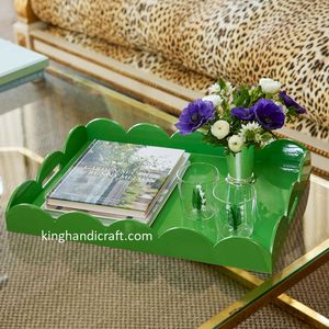 Plateau de service artisanal écologique sur mesure |   Plateau décoratif durable et léger de qualité commerciale pour la cuisine, le café, les mariages - Product Image 6