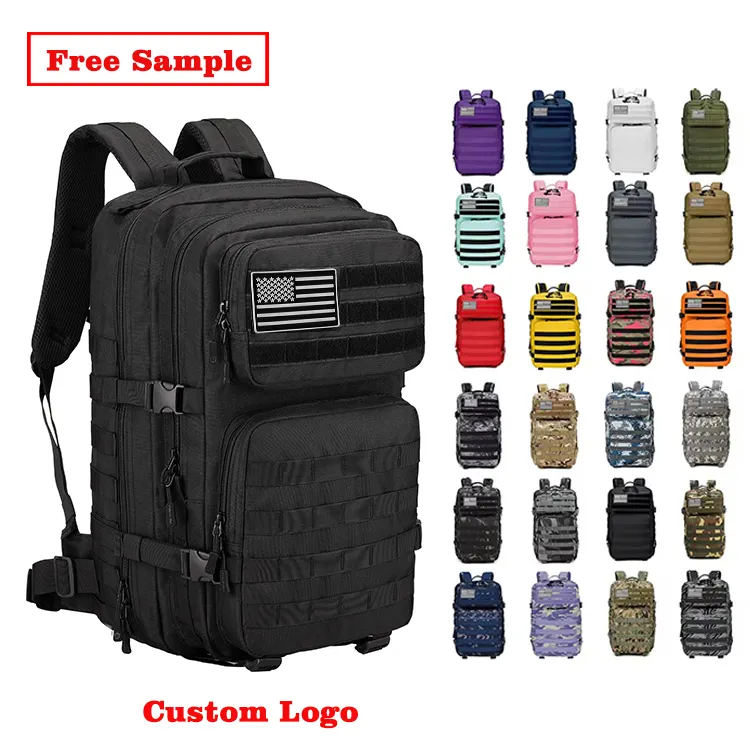 Protector Plus Hot Sale Multifunction Durable Waterproof MOLLE 45l Tactical Backpack Gym Outdoor Hunting Camo Crossfit Backpack